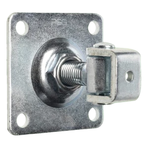 PSC állítható kapu zsanér táblávalM20 horganyzott 100×100×4 mm