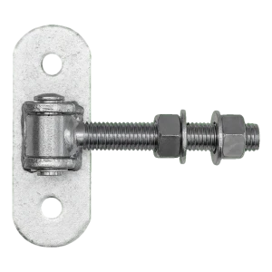 Állítható kapu zsanér M18 pajzszsal 140×50 mm – horganyzott