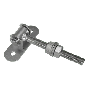 Állítható M12 acél zsanér L-115 mm 90×30 mm alappal kapukhoz és kerítéskapukhoz