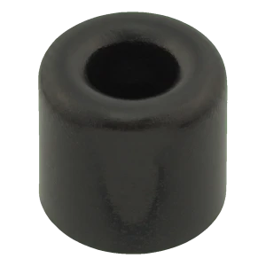 Gumi ajtóütköző csavarozható fekete Ø40 mm H28 mm