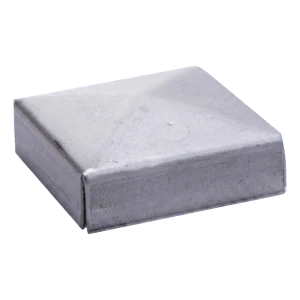 Postal – acél borítékformájú tetősapka 60×60 mm-es kerítésoszlophoz