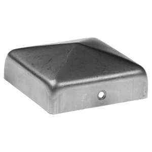 Acél boríték tetőzet kerítésoszlopra 120×120 mm – nyers