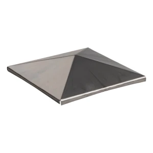 Postal – borítéktető acélból kerítésoszlopra 150×150 mm