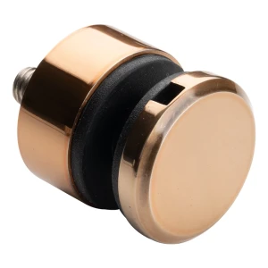 Pontrögzítő üveghez 6-12 mm fi 30/13/M8x40 AISI 304 sík rendszer réz