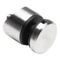 Pontszerelő üvegtartó 6-12mm Ø 30/13/M8x40 AISI304 rendszer 42,4 szatén 000-521 (1)