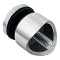Pontszerelő üvegtartó 6-12mm Ø 30/13/M8x40 AISI304 rendszer 42,4 szatén 000-521 (2)
