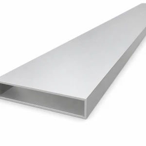 Téglalap keresztmetszetű alumínium cső 20×100×2 mm – zárt profil L=2000 mm EN AW-6060