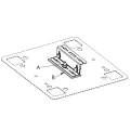 Rögzítőlemez Tetőfedőhöz 375x375mm CWL PV-27-02 (8)