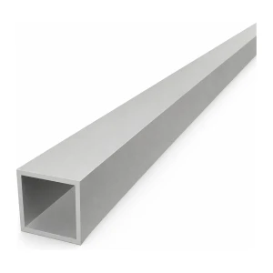 Alumínium négyzetes cső 30×30×2 mm – zárt profil H=2000 mm EN AW-6060