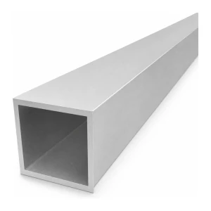 Alumínium négyzetes cső 60×60×4 mm zárt profil H=2000 mm