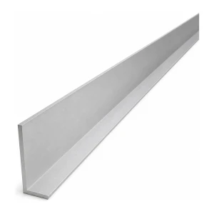 Egyenlőtlen szárú alumínium szögvas 40×20×2 mm – L profil, hossz 2000 mm