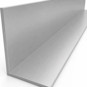 Egyenlőtlen szárú alumínium szögacél 150×100×10 mm – L profil, hossz 2000 mm