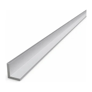 Alumínium egyenlő szárú szögvas 20×20×3 mm – L profil, hossz 2000 mm