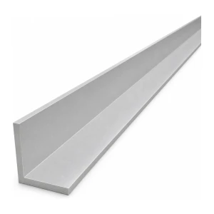 Alumínium egyenlő szárú szögvas 40×40×4 mm EN AW-6060 – hossz 2000 mm