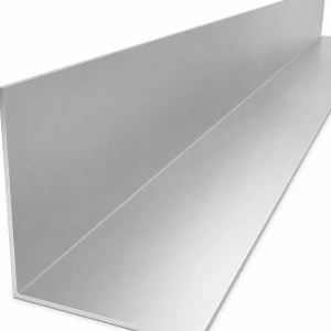 Alumínium egyenlő szárú szögacél 100×100×2 mm – L profil, hossz 2000 mm