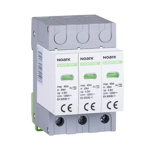 Túlfeszültség-Levezető - SPD Ex9UEP, II. Típus, 1200 V DC, 3 modul széles, földeletlen PV-rendszerekhez PV-200-108022