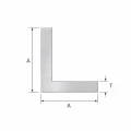 Alumínium egyenlő szárú szögvas 10×10×2 mm – L profil, hossz 2000 mm 001-719 (2)