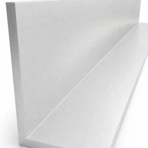 Egyenlőtlen szárú alumínium szögacél 150×100×10 mm – L profil, hossz 2000 mm