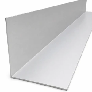 Alumínium egyenlő szárú szögacél 100×100×2 mm – L profil, hossz 2000 mm