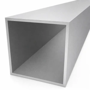 Alumínium négyzetes cső 100×100×4 mm – zárt profil H=2000 mm