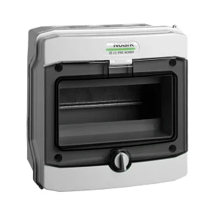 Műanyag szerelődoboz, falon kívüli, IP65, 1 sor, 8 modul