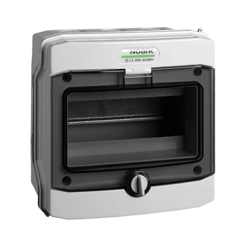 Műanyag szerelőház, felszíni szerelés, IP65, 1 sor, 8 modul PV-200-101493