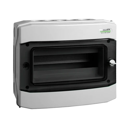 Műanyag szerelőház, felszíni szerelés, IP65, 1 sor, 12 modul PV-200-101494