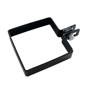 Végső szorító kerítés panelek számára 100x100 mm fekete