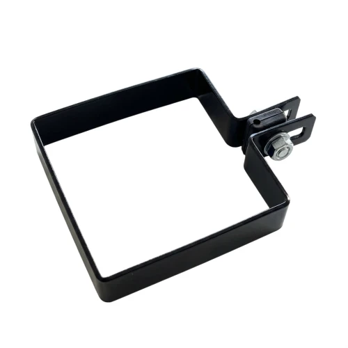 Végső szorító kerítés panelek számára 100x100 mm fekete 000-782 (1)