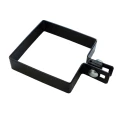 Végső szorító kerítés panelek számára 100x100 mm fekete 000-782 (2)