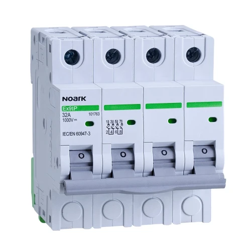 Leválasztó kapcsoló, DC fotovoltaikus alkalmazáshoz, 4 modul széles, 4 pólusú, 16A, 1000V DC PV-200-101762