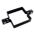 Közbenső panel bilincs kerítéspanelekhez 100x100 mm fekete 000-778 (1)