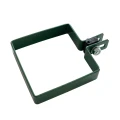 Végzáró bilincs kerítés panelek 100x100 mm zöld 000-783 (1)