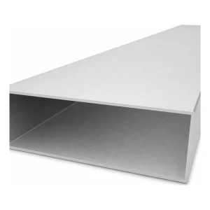 Alumínium téglalap cső 50×150×2 mm – zárt profil H=2000 mm