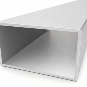 Alumínium téglalap cső 80×140×4 mm – zárt profil L=2000 mm EN AW-6060