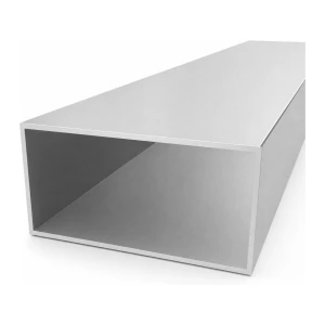 Alumínium téglalap cső 100×200×4 mm – zárt profil H=2000 mm