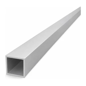 Alumínium négyzetes cső 25×25×1,5 mm – zárt profil L=2000 mm EN AW-6060