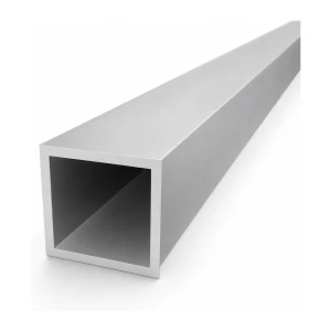 Alumínium négyzetes cső 50×50×4 mm – zárt profil L=2000 mm