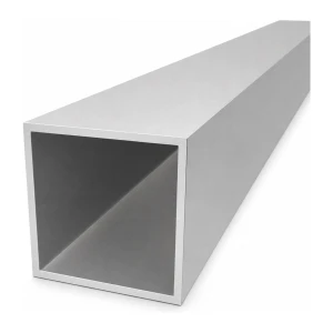 Négyzetes alumínium cső 90×90×4 mm – zárt profil EN AW-6060, L=2000 mm