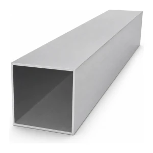 Alumínium négyzetes cső 150×150×4 mm – zárt profil H=2000 mm