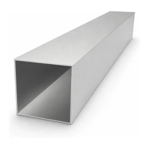 Alumínium négyzetes cső 120×120×2,5 mm – zárt profil H=2000 mm