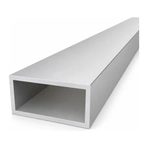 Alumínium négyszögcső 40×80×4 mm – zárt profil L=2000 mm