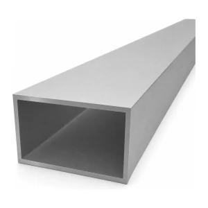 Alumínium négyszögű cső 50×80×3 mm – zárt profil EN AW-6060, L=2000 mm