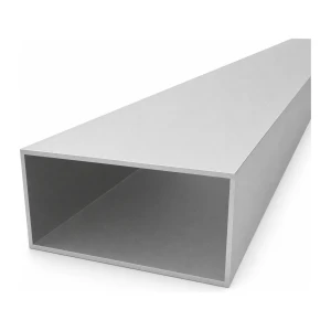 Alumínium téglalap cső 50×100×2 mm – zárt profil EN AW-6060 H=2000 mm