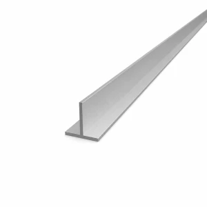 Alumínium T-profil 25×25×2 mm – T-szelvény EN AW-6060, L=2000 mm