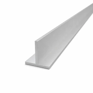 Alumínium T-profil 40×40×4 mm T szelvény EN AW-6060, hossz 2000 mm