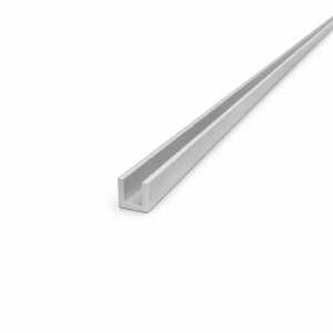Alumínium U-profil EN AW-6060 C/U szelvény 12×12×2 mm, hossz 2000 mm