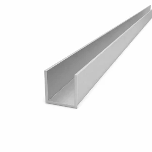 Alumínium C/U profil 30×30×2 mm – EN AW-6060, hossz 2000 mm