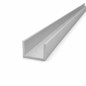 Alumínium U-profil 40×25×3 mm – nyitott C/U szelvény, hossz 2000 mm