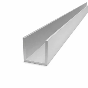 Alumínium U-profil 40×40×3 mm – C/U szelvény EN AW-6060, L=2000 mm